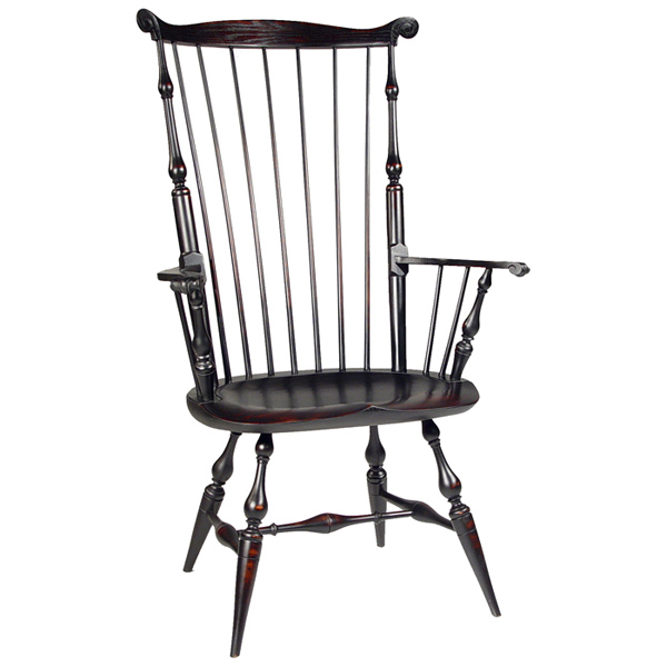 massachusetts fanback arm chair